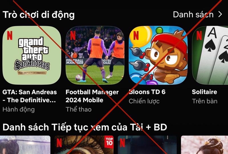 Netflix 被要求停止在越南发行未经许可的游戏